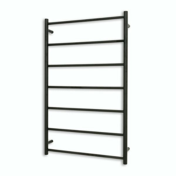 Radiant Round 7 Bar Non Heated Rail 700mmx1130mm Matte Black