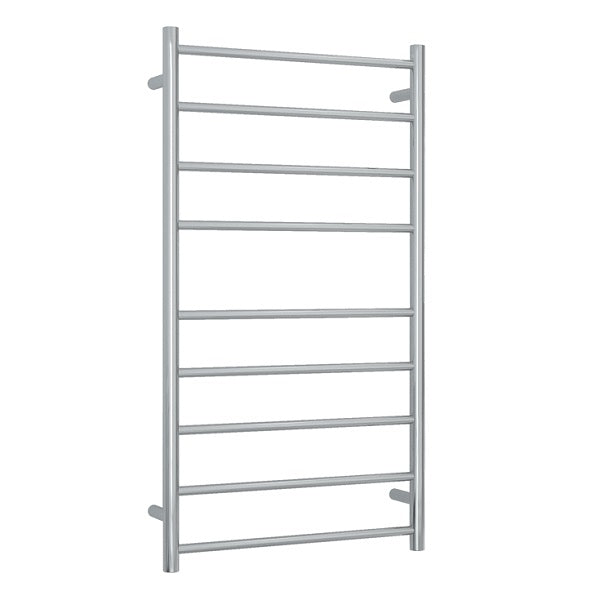 Thermogroup 9 Bar Round Heated Towel Ladder 600w x 1080h - Polished SS