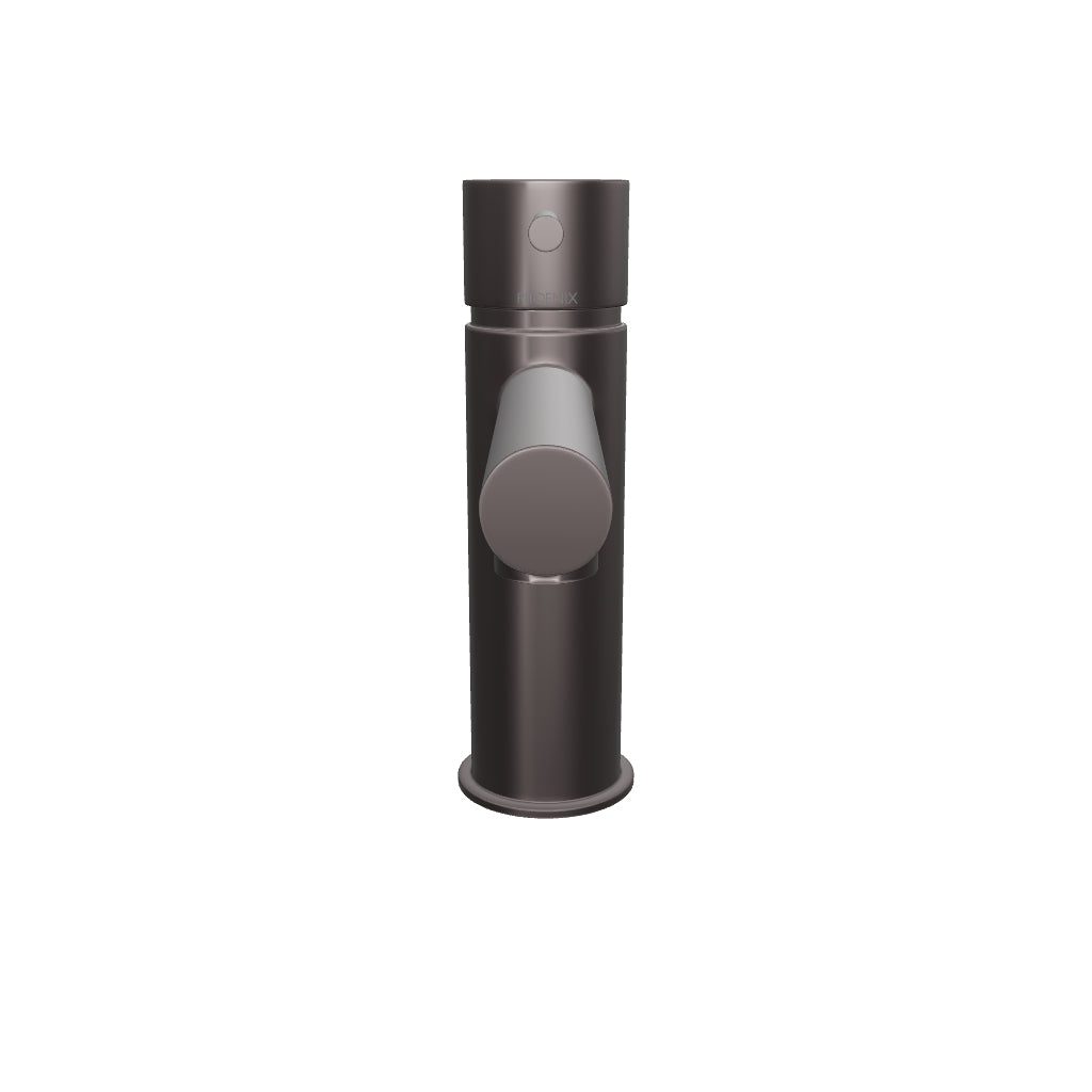 Phoenix Vivid Slimline Basin Mixer-Gun Metal 3D Model - The Blue Space