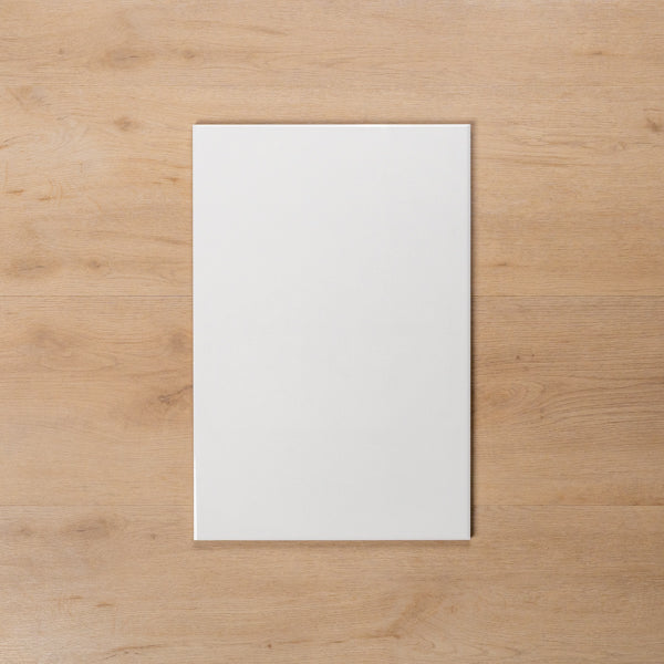 Thredbo Gloss White Cushioned Edge Tile 300x450mm