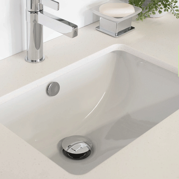ADP Dish 470 x 355 Under Counter Basin White