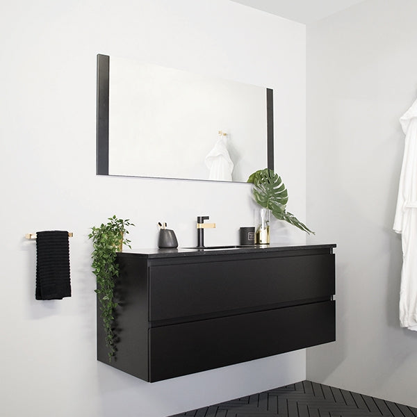 ADP Glacier Pro All Drawer Twin Vanity with Caesarstone