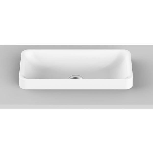 ADP Faith 495 x 260 Solid Surface Basin White