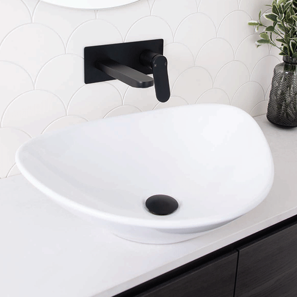 ADP Fiore 530 x 420 Above Counter Basin White