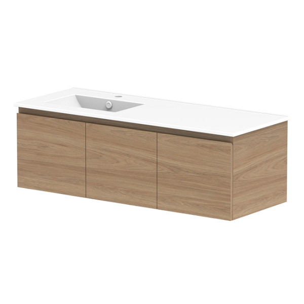 ADP Glacier Full Depth Door & Drawer Slim Ceramic Top 1200mm Left Bowl | The Blue Space