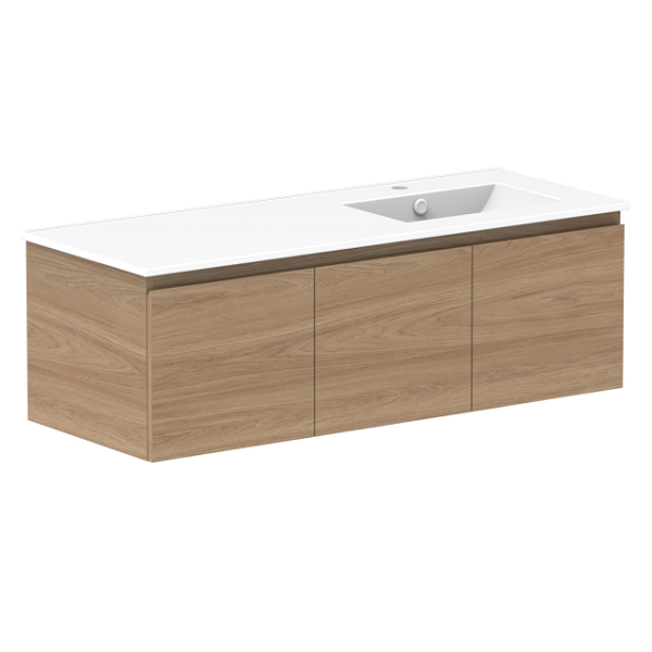 ADP Glacier Full Depth Door & Drawer Slim Ceramic Top 1200mm Right Bowl | The Blue Space