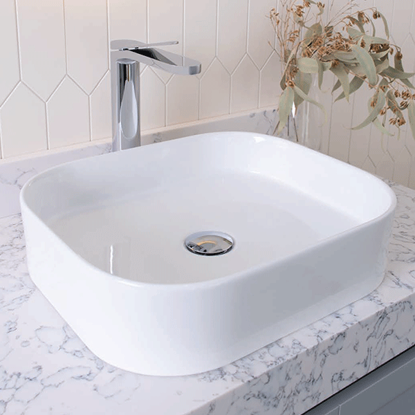 ADP Louie 450 x 380 Above Counter Basin White