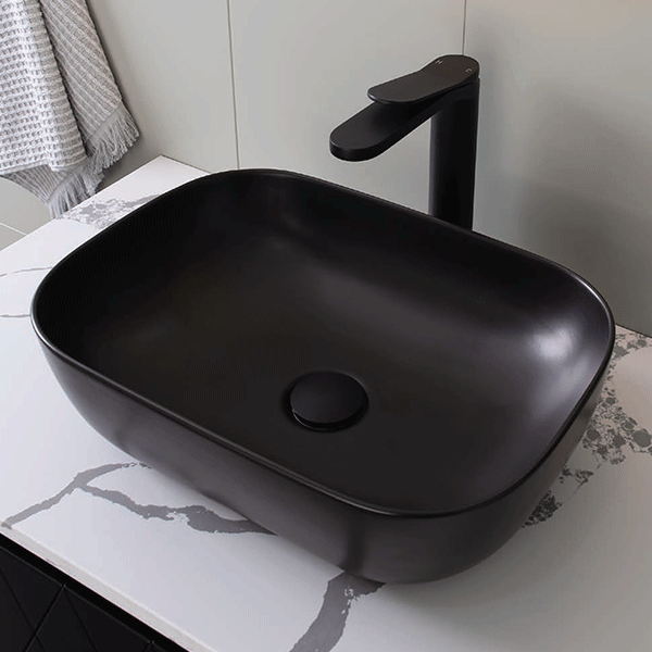 ADP Stadium 460 x 330 Above Counter Basin - Matte Black