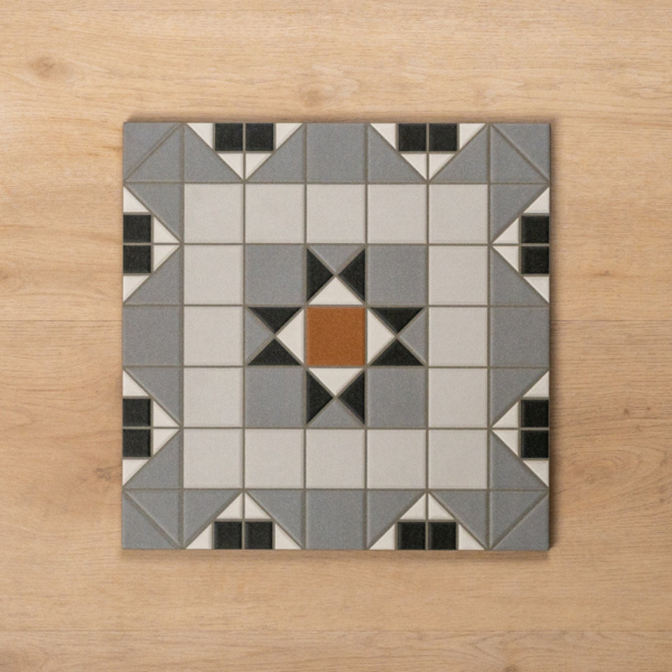 Alicante Derby Matt Cushioned Edge Porcelain Tile 316x316mm