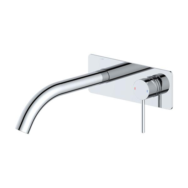 Indigo Alisa Wall Basin/Bath Mixer 270mm Chrome