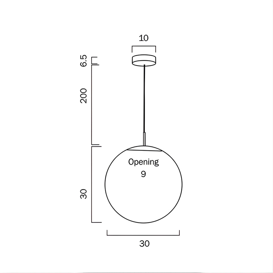 Telbix Bally E27 30cm Pendant Antique Gold
