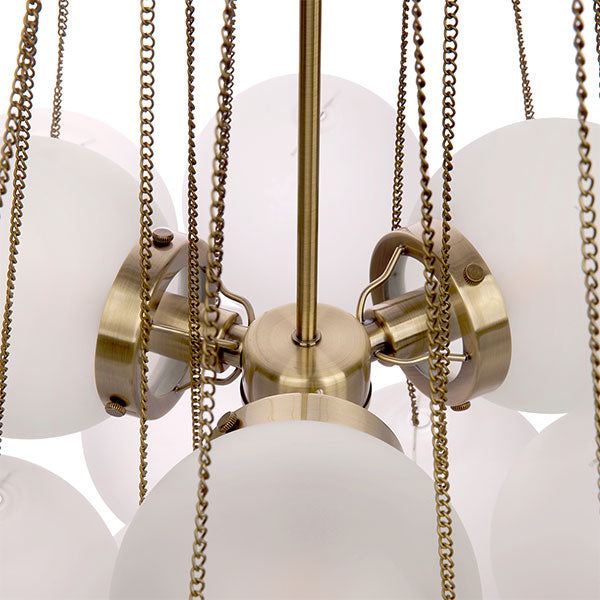 Café Lighting Cloud E14 Medium Pendant Frosted Glass