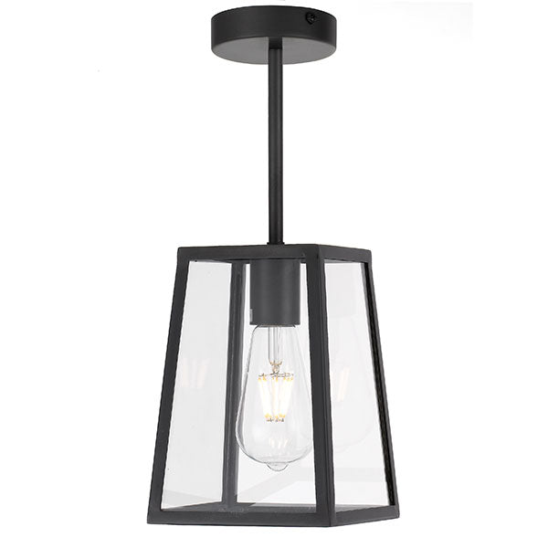 Telbix Cantena E27 15cm Pendant Black
