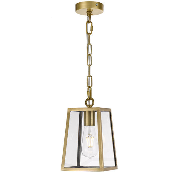 Telbix Cantena E27 15cm Pendant Antique Brass