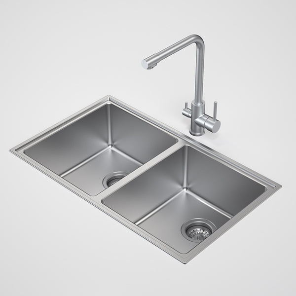 Caroma Compass Double Bowl by Caroma - The Blue Space
