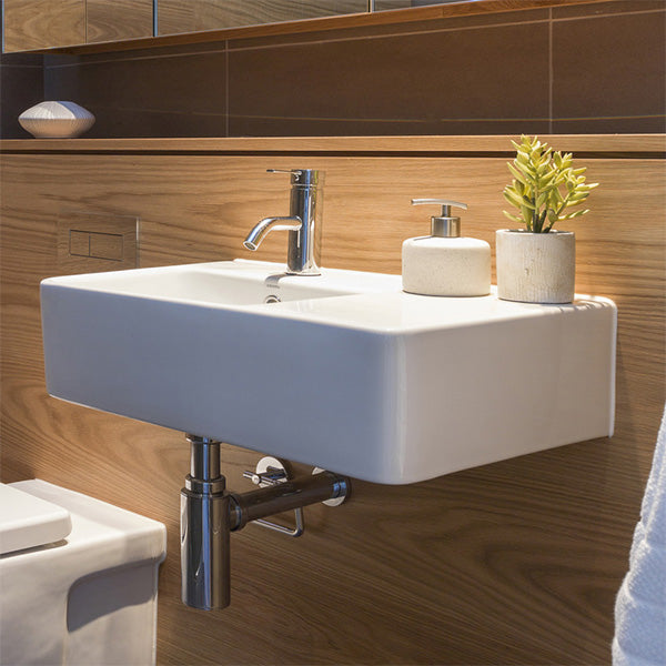 Caroma Cube Extension Wall Basin 570mm