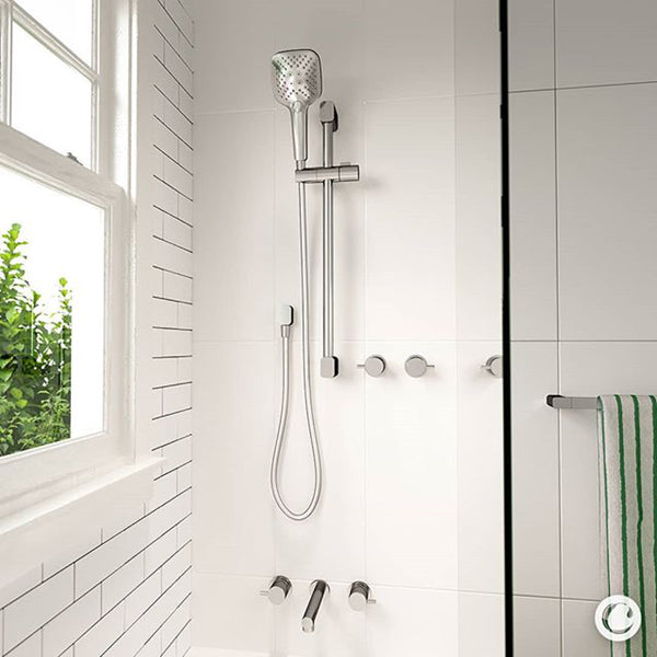 Caroma Luna Multifunctional Rail Shower Chrome