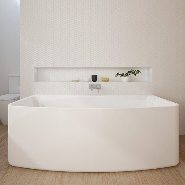 Caroma Urbane Back To Wall Freestanding Bath 1675mm