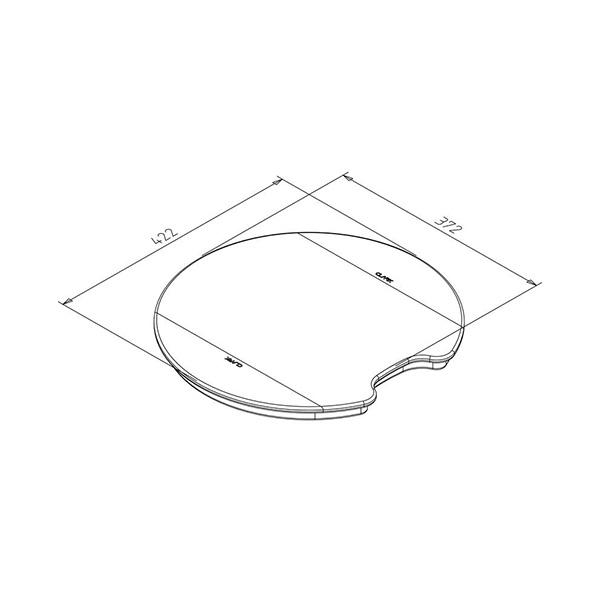 Clark Cellini Single Bowl with Tap Landing - 1TH