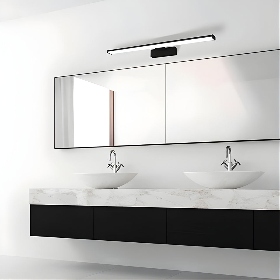 Eglo Pandella 14W 78cm Vanity Wall Light Natural White - Black