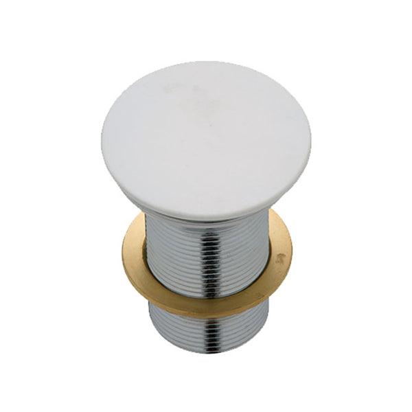 Fienza Matte White Dome Basin Pop-Up Waste (32mm) - The Blue Space