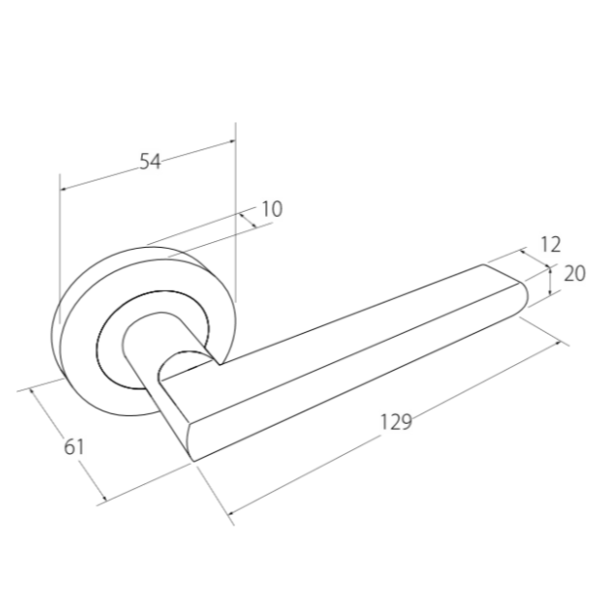 Technical Drawing - Zanda Epic Passage Set Graphite Nickel