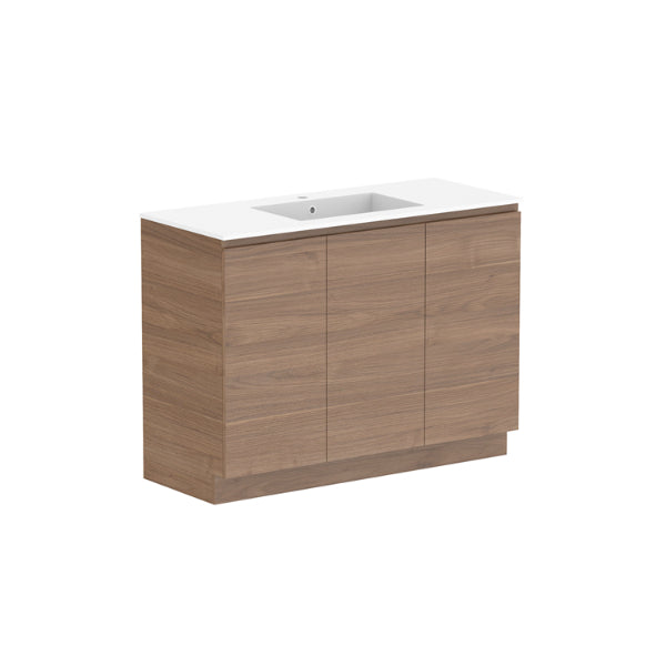 ADP Glacier Lite All Door Trio Vanity with Cast Marble Top