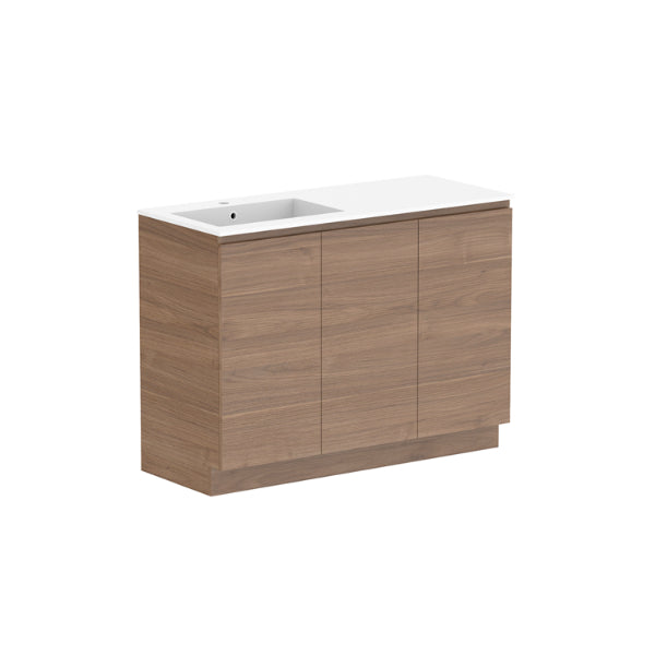 ADP Glacier Lite All Door Trio Vanity with Cast Marble Top