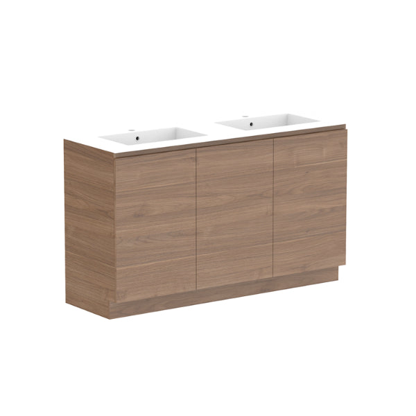 ADP Glacier Lite All Door Trio Vanity with Cast Marble Top