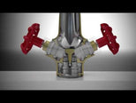 Dorf Villa Sink Mixer - Chrome
