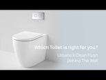 Caroma Urbane II Cleanflush Wall Faced Invisi Series II Toilet Suite
