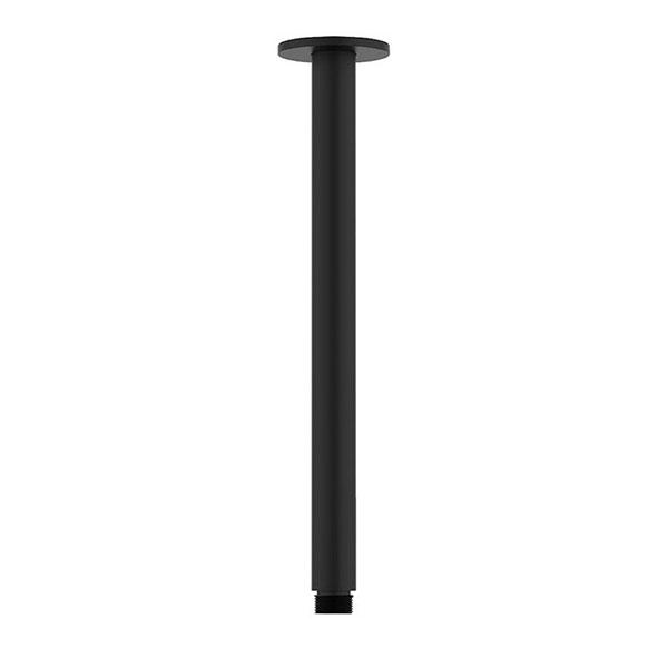 Indigo Ciara Ceiling Shower Arm 300mm Matte Black