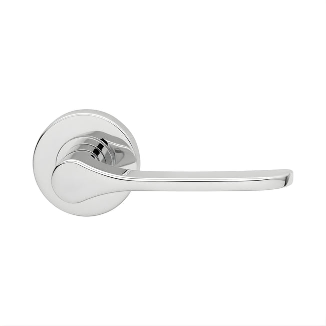 Lockwood Saltbush L34 Velocity Privacy Lever Set Small 55mm Round Rose Satin Chrome online at The Blue Space