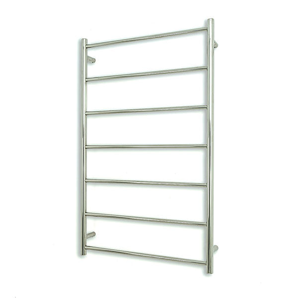 Radiant Round 7 Bar Non Heated Rail 700mmx1130mm Polished Stainless Steel - The Blue Space