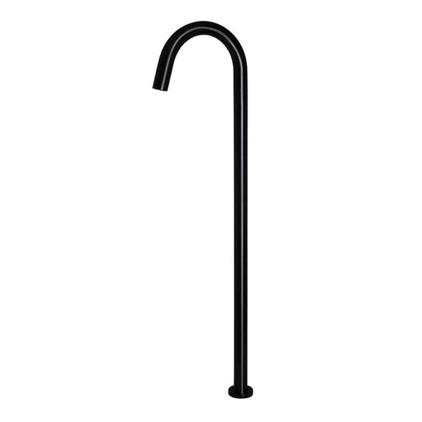 Meir Round Freestanding Bath Filler - Matte Black online at The Blue Space