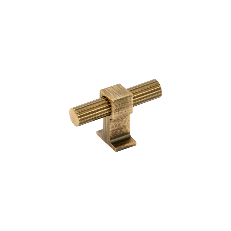 Momo Handles Ambrose T Knob Antique Bronze