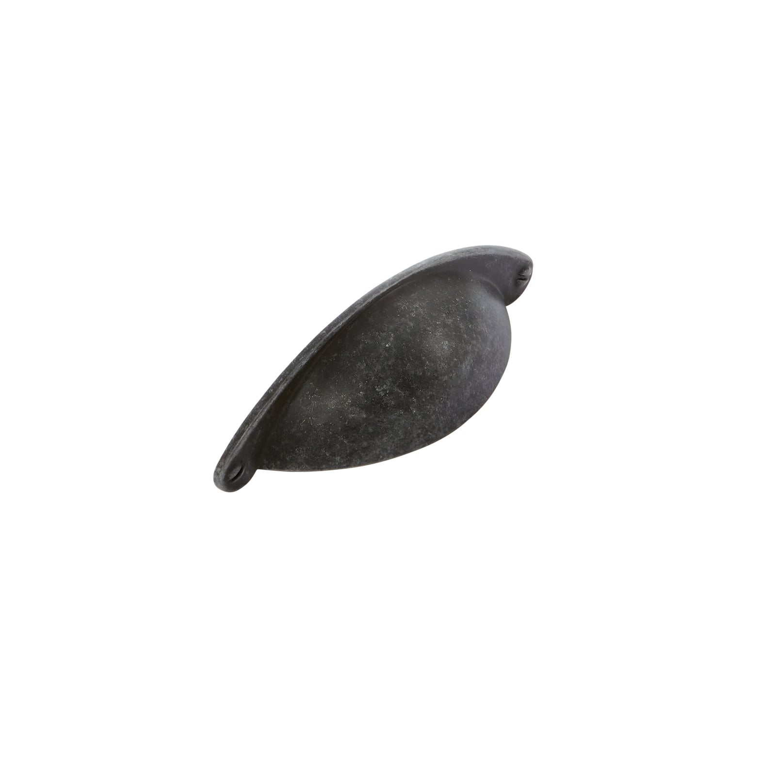 Side View Momo Handles Florencia Cup Pull 64mm Charcoal CTCP.CH.FG - The Blue Space