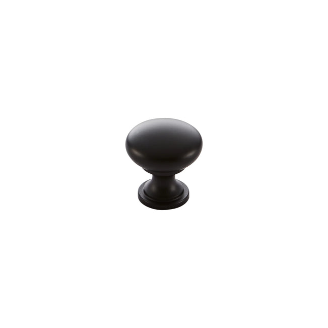 Momo Handles Florencia Plain Knob 29mm Matt Black CTMK.MBL.FG - The Blue Space