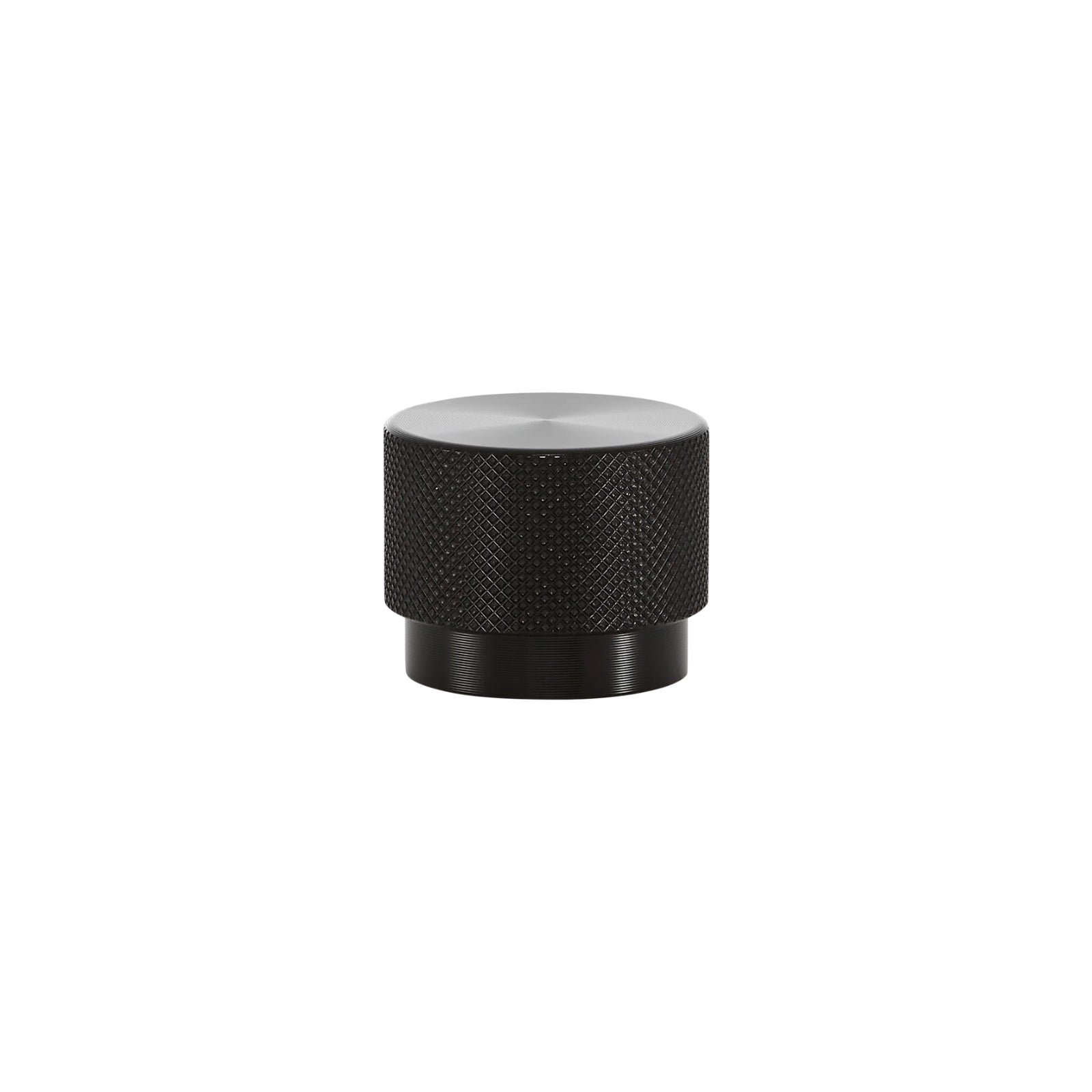 Knurled Momo Handles Graf Round Knob Brushed Black G0486.038.BBL - The Blue Space