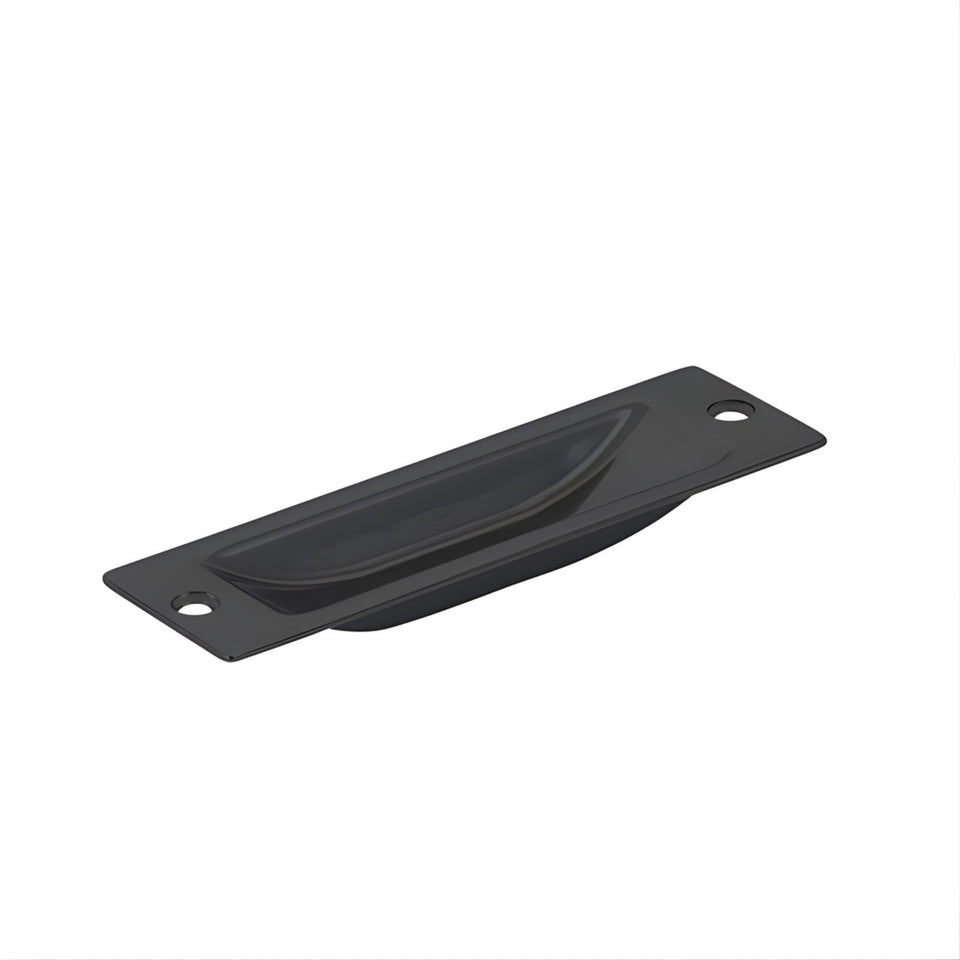 Momo Handles Jena Flush Pull Handle 114mm Matt Black