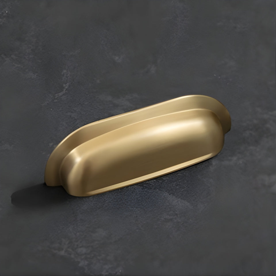 Momo Handles New Hampton Wide Cup Pull 96mm Matt Brass