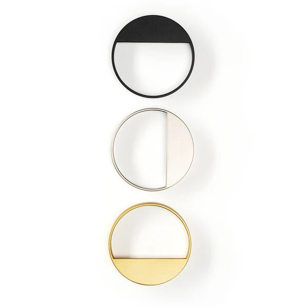 Momo Handles Bau Circular Handle 90mm Matt Black
