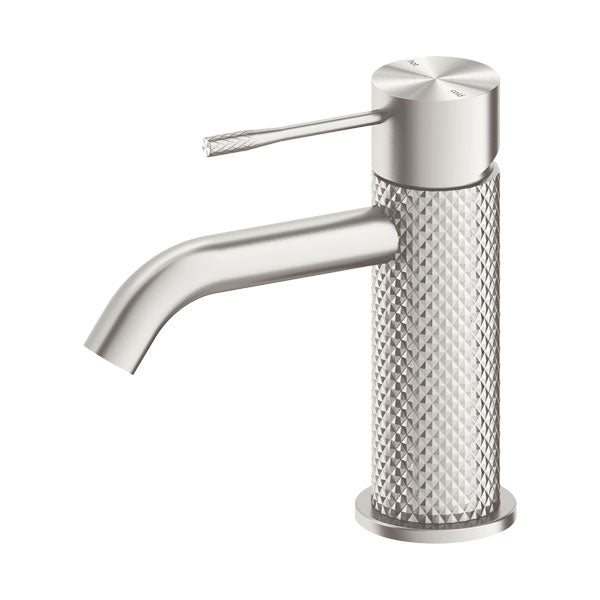 Nero Opal Basin Mixer Brushed Nickel