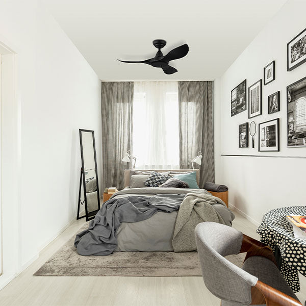 Eglo Noosa 40in 101cm DC Ceiling  Fan - Black