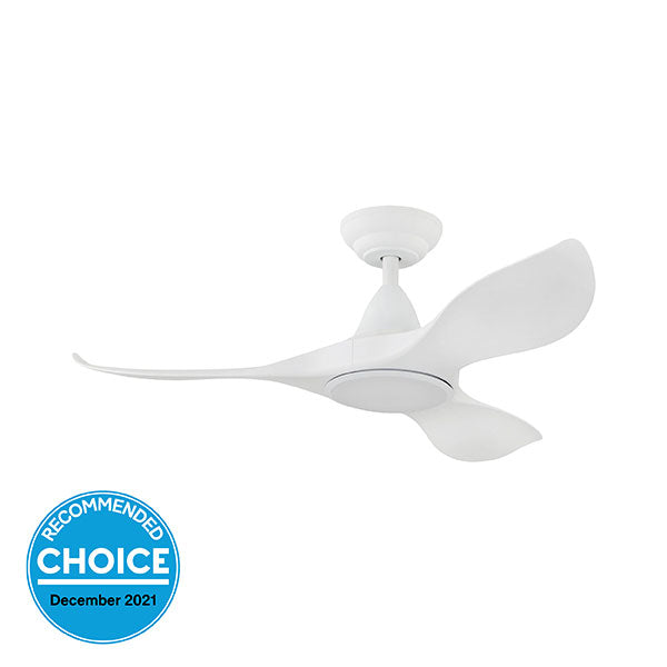 Eglo Noosa 40in 101cm DC Ceiling  Fan with 18W LED CCT Light - White