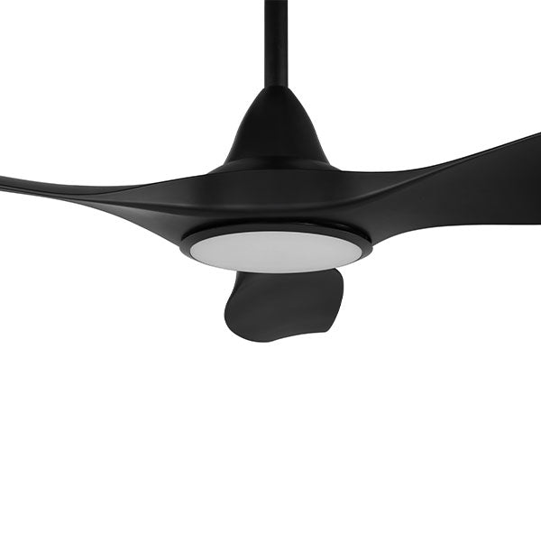 Eglo Noosa 60in 152cm DC Ceiling  Fan with 18W LED CCT Light - Black