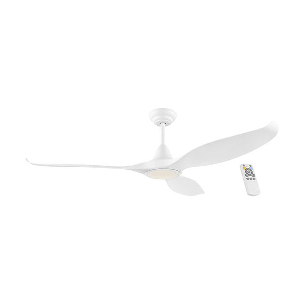 Eglo Noosa 60in 152cm DC Ceiling  Fan with 18W LED CCT Light - White