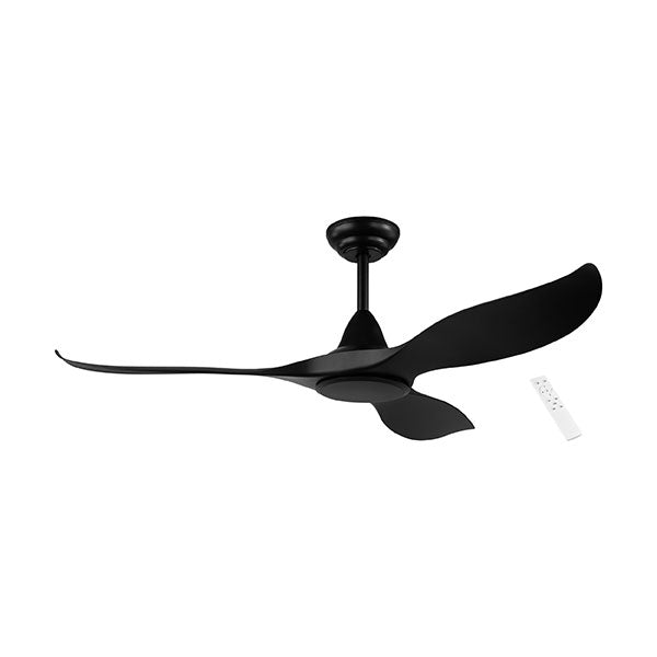 Eglo Noosa 52" 132cm DC Ceiling - Black - The Blue Space