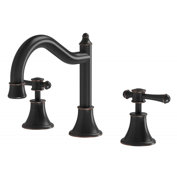 Phoenix Nostalgia Lever Basin Set Shepherds Crook Matte Black