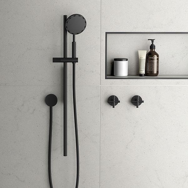 Phoenix NX IKO with HydroSense Rail Shower - Matte Black